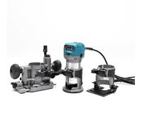 Katsu Trimmer w/ Tilt and Plunge Base with 6&8&10MM collet chuck Europe Plug