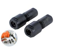 KATSU Tools Angle Grinder Attachment Adapter Converter 2 Pieces Set M10 to 3mm and 6mm Mini Chuck Shank Rotary Tool Conversion Tool for Grinding Polishing Carving