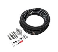 KATSU Tools Blockage Removal Kit 10mm x 20M, Drain Cleaning Cable Drill Attachments, Multi Descaling Cutters and Drain Chain, for Sink, Toilet, Drain Unblocking 318734