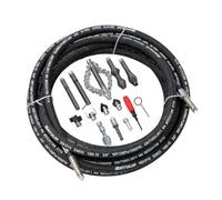 KATSU Tools Blockage Removal Kit 13mm x 10M, Drain Cleaning Cable Drill Attachments, Multi Descaling Cutters and Drain Chain, for Sink, Toilet, Drain Unblocking 318725