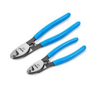 KATSU Tools Cable Cutter Set 6" 150mm and 8" 210mm Heavy Duty Cutting Plier | Forged Carbon Steel, Electrician Wire Stripper Hand Tool, for Aluminum Copper Cables, Model 417346