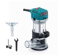 KATSU Tools Compact Electric Palm Router 710W, Variable Speed Wood Trimmer