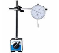 KATSU Tools Dial Test Indicator DTI Gauge 0-10mm With Magnetic Base | Precision Measuring Tool Kit, 0.01mm Accuracy, for Engineers and Mechanics, Model 40111963