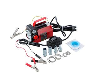 KATSU Tools Diesel Transfer Pump DC 12V 8Amp 3.7GPM Self Priming Portable Fuel Oil Extractor Utility Pump for Tractor Caravan Boat Truck 482146