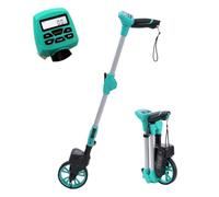 KATSU Tools Digital Distance Measuring Wheel 99999.9m with LCD Display, Aluminum Alloy Foldable Handle, 159mm Dia. Trundle Wheel and Storage Bag, for Road Land Surveyors