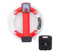 KATSU Tools Electric Vacuum Suction Cup Tile Glass Lifter 8 Inch, Digital Display, Auto Start Stop, Triple Layer Silicone, Rechargeable, 200kg Load, Heavy Duty Glass Suction Cup in Plastic Case