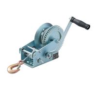 KATSU Tools Heavy Duty Hand Winch 3500lbs Capacity, 10m Steel Cable, 2 Speed Gear System, Manual Trailer Winch, for Car Caravan Boat Truck SUV Recovery