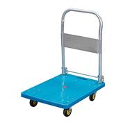 KATSU Tools Heavy Duty Light Weight Fold Platform Plastic Trolley Cart Warehouse 150KG Capacity
