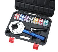 KATSU Tools Hydraulic A/C Hose Crimper Handheld Kit - Air Conditioning Hose Crimping Tool for Beadlock Fittings - Automotive, Marine, Truck & Generator Repair Tool, Model 405222