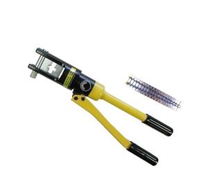 KATSU Tools Hydraulic Crimping Tool 16-300mm² with 11 Steel Dies, Manual High Pressure Hydraulic Electric Cable Tool Kit for Copper and Aluminum Terminal Lugs Battery Wire Crimping 416374