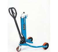 KATSU Tools Hydraulic Drum Truck Trolley - 260 kg Capacity Drum Lifter & Mover for 210L (55 Gallon) Steel Drums, Industrial Oil Barrel Handling, Model 161714