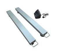 KATSU Tools Livestock Cattle Scale Weighing Bars 3Ton/3000kg Digital Beam Scale with Indicator Indusrial Heavy Duty Large Volume Weighing Bars for Pallet Farm Warehouse Distribution Centre