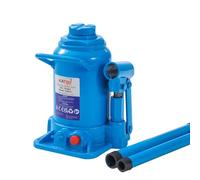 KATSU Tools Low Profile Stubby Hydraulic Bottle Jack 16 Ton Heavy Duty Lifting Jack for Auto Repair Vehicle Maintenance 161094