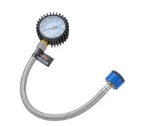 KATSU Tools Mains Water Pressure Test Gauge 0-11Bar (0-160 Psi) Dual Scale, Rubber Protective Cover, Durable and Accurate Pressure Measurement 318920