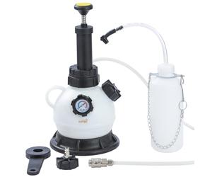 KATSU Tools Manual Brake Fluid Bleeding Kit 2L Vacuum Brake Bleeder with 1L Refilling Bottle for Cars Trucks Motorcycles