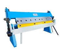 KATSU Tools Manual Sheet Metal Bending Folding Machine 610mm Suitable for 1.0mm Thickness Sheet Metal, 0-135° Bending Angle, Workshop Metalworking Bender 165157