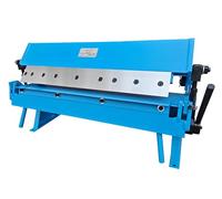 KATSU Tools Manual Sheet Metal Bending Folding Machine Bender 610mm for 1.0mm Thickness Sheet Metal, 165155