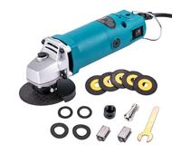 KATSU Tools Mini Angle Grinder 75mm (3 Inch), Lightweight Compact Electric Angle Grinder with 5 Cutting Discs for Soft Metal, Tile, Polishing & DIY Projects, Model 100014