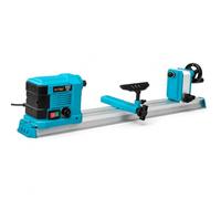 KATSU Tools Mini Wood Lathe 600W - 600mm Turning Length, Stepless Speed Control, Adjustable Tool Rest & Aluminium Base - Workshop Woodworking Lathe, Model 100775