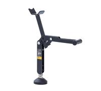 KATSU Tools Motorcycle Rear Front Wheel Lift Stand, Adjustable Height, Portable Foldable, Motorbike Wheel Support Side Stand, Model 161252