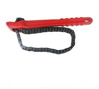 KATSU Tools Oil Filter Chain Wrench 12 Inch - Heavy Duty Adjustable Double Chain Pipe Wrench up to 110mm Diameter - Ratcheting Oil Filter Remover Tool for Cars, Tractors & Pipe Fittings, 450181