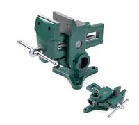 KATSU Tools Parrot Vice Clamp 90mm, Heavy Duty Bench Table Vise, 360° Swivel Vertical & Horizontal Workholding Vice, Workshop Clamp for Woodworking, Metalworking, DIY, Crafts & Repairs, 4021704
