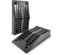 KATSU Tools Plastic Car Ramp 2 Pack, Low Profile Extra Wide, 5 Ton Capacity
