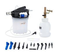 KATSU Tools Pneumatic Brake Fluid Bleeding Kit 2L Vacuum Brake Bleeder with 1L Refilling Bottle Suitable for Most Standard and ABS Brake Systems for Cars Trucks Motorcycles