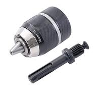 KATSU Tools Professional 13MM Keyless Drill Chuck with Lock and SDS Adaptor