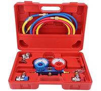 KATSU Tools R134a A/C Manifold Gauge Set for Air Conditioner with 5ft Refill Hose Tool