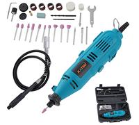 KATSU Tools Rotary Tool Kit 135W with 40PCS Accessories & Flexible Shaft - Electric Mini Die Grinder for Cutting Grinding Polishing Engraving Sanding DIY Craft Hobby Maker, 100088