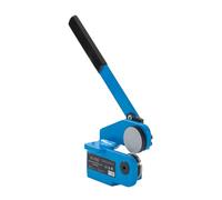 KATSU Tools Sheet Metal Shear Throatless - 16Ga/1.5mm Capacity, Rotary Hand Shear for Straight, Curved and Internal Cuts - Compact Benchtop Design - Model 325360