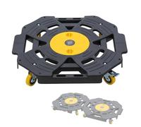 KATSU Tools Tire Dolly - 300 lb. Capacity, Connectable, Heavy-Duty Rolling Cart for Tires, Wheels, Furniture Appliances Moving and More (63.5 x 63.5 x 11.5cm)