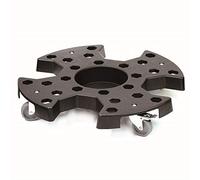 KATSU Tools Tire Dolly - 300lb. Capacity, Heavy-Duty Wheel Moving Rolling Cart for Tires, Wheels, Furniture Appliances & More (64 x 64 x 11.5cm)