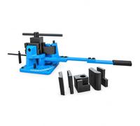 KATSU Tools Universal Manual Metal Bender, Bench-Mounted Forming Machine for Bending Flat, Round, Square & Angle Steel, Angles Up to 120°, for Workshop Fabrication and Repair Work
