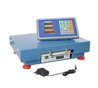 KATSU Tools Wireless Digital Platform Weighing Scale 100KG Capacity, Portable and Rechargeable, LED Display, 42 x 52cm Steel Platform, Postal Scale for Shipping Parcel Warehouse