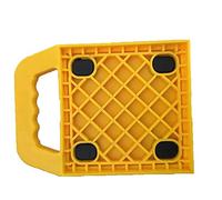 KATSU Universal Caravan Stabilizer Jack Pads with Handle and Anti-Slip Rubber Pad 4 Pack, to Stabilise Jacks, Corner Steadies and Feet to Prevent Sinkage, 220 x 162 x 22mm 161910