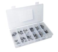 KATSU Woodruff Key Set 80PCs 8 Sizes Motor Gear Parallel Drive Shaft Flywheel Pulley Semicircle Fasteners Assortment Kit for Mechanical Industry (Half Round) 99036592