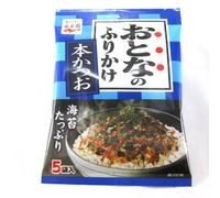Katsuo Furikake Bonito Rice Seasoning by Nagatanien 12.5g (Case of 4)