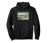 Katsushika Hokusai, 36 Views of Fugaku, Bushu Senju Pullover Hoodie