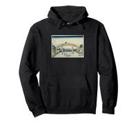 Katsushika Hokusai 36 Views of Fukagawa Mannenbashi Bridge Pullover Hoodie