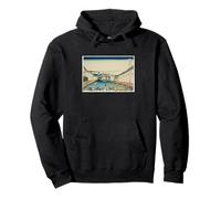 Katsushika Hokusai, 36 Views of Furaki, Edo Nihonbashi Pullover Hoodie