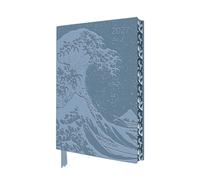 Katsushika Hokusai: The Great Wave 2027 Artisan Art Vegan Leather Diary Planner - Page to View with Notes
