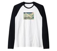 Katsushika Hokusai, Thirty-six Views of Fugaku Raglan Baseball Tee
