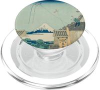 Katsushika Hokusai, Thirty-six Views of Fugaku, Suruga Town, Mitsui Mise PopSockets PopGrip for MagSafe