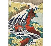 Katsushika Hokusai Yoshitsune Falls Unframed Wall Art Print Poster Home Decor Premium