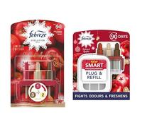 Katsy Style 3Volution Air Freshener Starter Kit & Spiced Apple Refill 20ml | Plug-In Odour Eliminator with Long-Lasting Fresh Scent | Alternates Between 3 Complementary Fragrances