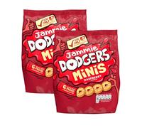 Katsy Style 6 Minis Raspberry Flavour 120gx2 -Vegan Shortcake Biscuits, 87 Kcal Per Pack, Low-Calorie Snack, Perfect for On-the-Go & Everyday Treats