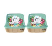 Katsy Style Bathroom Gel Air Freshener Tropical Blossom 180g - Long Lasting Odour Control with Tropical Blossom Fragrance, Infused Essential Oils for a Refreshing Bathroom Experience (2 Pack)