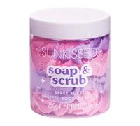 Katsy Style Berry Burst Whipped Soap & Scrub 250ml | Foaming Cleanser with Exfoliating Berries | Fruity Shower Treat for Radiant Skin